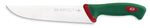 Coffret de 2 couteaux de boucher professionnels SANELLI Premana manches verts ergonomiques