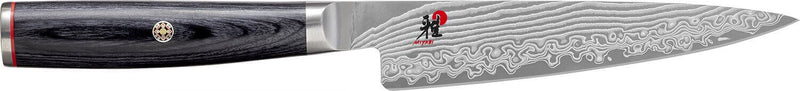 Couteau d'office japonais long Miyabi 5000FCD lame 11cm damas 48 couches manche pakkawood