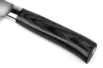 Couteau sashimi japonais Tamahagane Tsubame lame martelée 24cm acier VG5