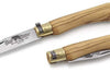 Couteau artisanal Old Bear M lame inox 8cm manche olivier avec virole