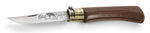 Couteau artisanal Old Bear L lame inox 9cm manche noyer avec virole