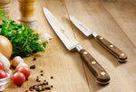 Couteau de chef forgé Sabatier Perigord lame 20cm manche en noyer