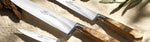 Couteau tranchelard SABATIER Provençao 100% forgé 20cm en olivier