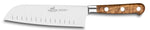 Couteau santoku SABATIER Provençao 100% forgé alvéolé 18cm manche olivier