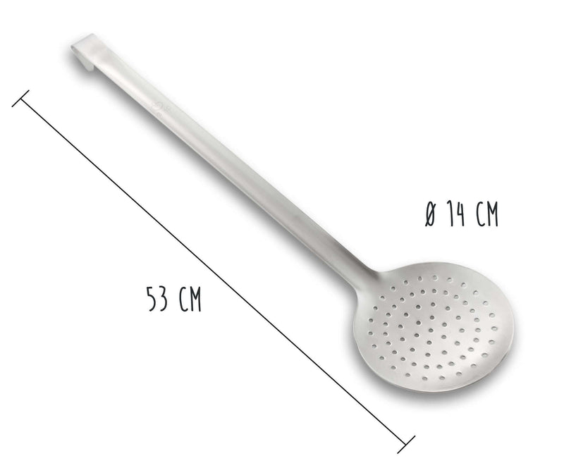 Ecumoire monobloc professionnelle acier inox 18/10 diamètre 14cm Matfer