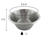 Bassine pâtissière professionnelle Matfer 100% acier inox - Diamètre 20cm