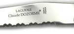 Coffret 6 couteaux à steak Laguiole C. DOZORME lames dentelées manches bubinga