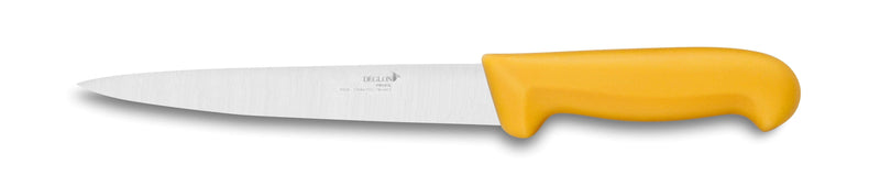Couteau à dénerver professionnel Déglon Profil flexible 20cm - manche jaune