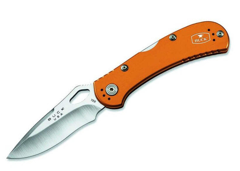 Couteau pliant BUCK SPITFIRE n°722ORS1 manche orange 11cm