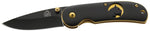 Couteau pliant Puma Tec 302409 manche noir/doré 9cm
