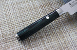 Couteau santoku japonais Satake Cutlery Helios 17cm damas 69 couches