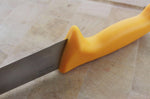 Couteau de boucher professionnel Déglon Profil lame 35cm - manche jaune
