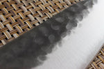 Couteau santoku japonais Shizu Hamono Yamato martelé 16cm manche sombre