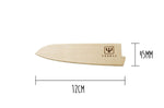 Etui Yaxell pour couteaux de cuisine - Bois d'érable - 12 cm