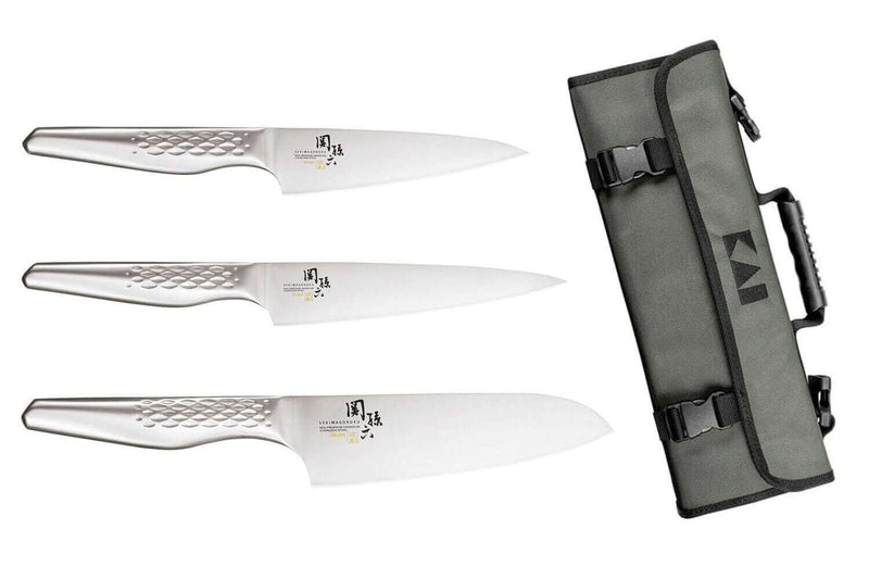 Mallette 3 couteaux japonais Kai Seki Shoso