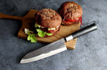Coffret 3 couteaux Samura Super 5 damas : universel + santoku + nakiri