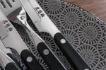 Coffret de table Wusaki 4 couteaux à steak 10.5cm à bout rond