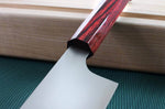 Couteau Sujihiki japonais artisanal Kei Kobayashi SG2 Heptagone 27cm