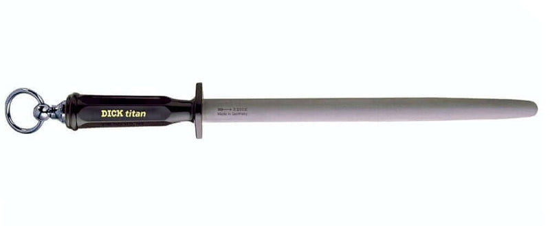 Fusil à aiguiser Dick Dickoron Titan mèche ovale 30cm grain fin