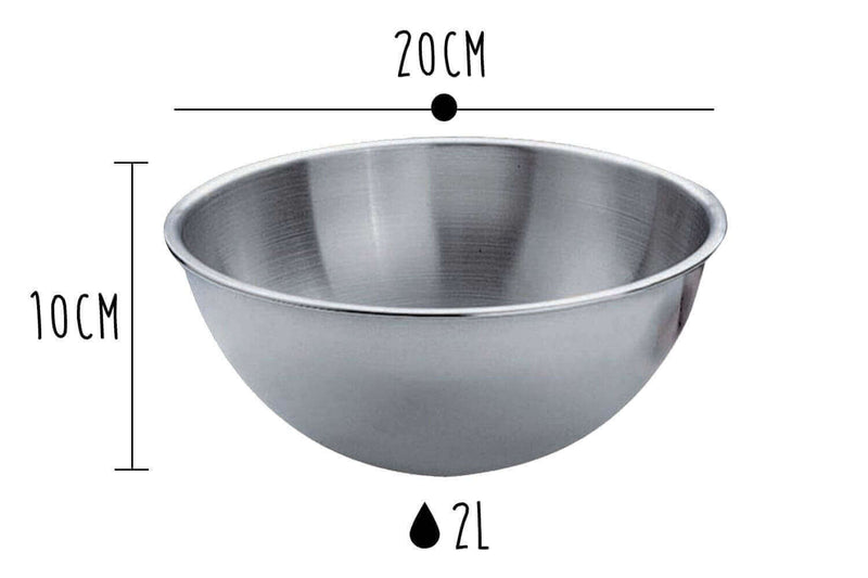 Cul de poule professionnel tout inox - 20cm