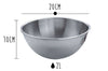 Cul de poule professionnel tout inox - 20cm