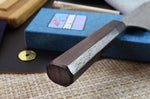 Couteau santoku japonais artisanal Masakage Kumo 16.5cm damas 63 couches