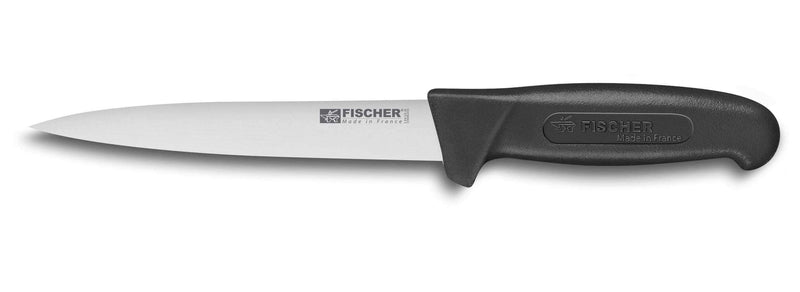 Couteau à dénerver flexible professionnel Fischer HACCP 17cm manche noir