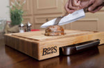Planche Boos Blocks Prep Masters bois d'érable + plateau acier 61 x 46 x 6cm