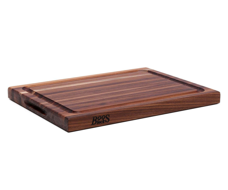 Planche à découper avec rigole Boos Blocks ProChef 46x31x4cm - Noyer
