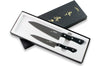 Coffret 2 couteaux japonais MAC Black Universel + Chef 18cm