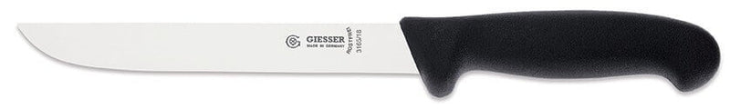 Couteau à désosser pro Giesser lame droite rigide 18cm 3165 - Noir