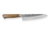 Couteau de chef japonais artisanal Wusaki Nogami BS2 18cm manche noyer