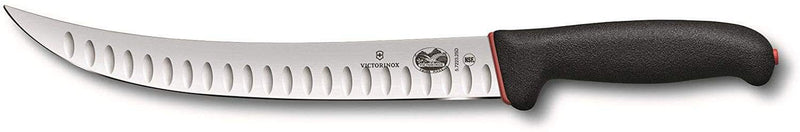 Couteau de boucher Victorinox Fibrox Dual Grip lame alvéolée - 25 cm