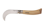 Couteau serpette Opinel n°10 lame inox 10cm manche en hêtre