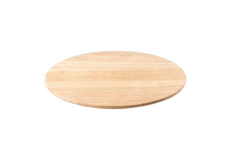 Plateau à fromage rotatif Continenta en bois d'hévéa - 35cm