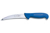 Couteau à tripes Dick Ergogrip lame courbée 15cm manche bleu