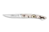 Couteau pliant Le Thiers Verrou Claude Dozorme manche bois de cerf 12cm