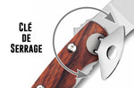 Couteau pliant Compostelle Voie de Velezai Claude Dozorme manche vallernia 12,5cm