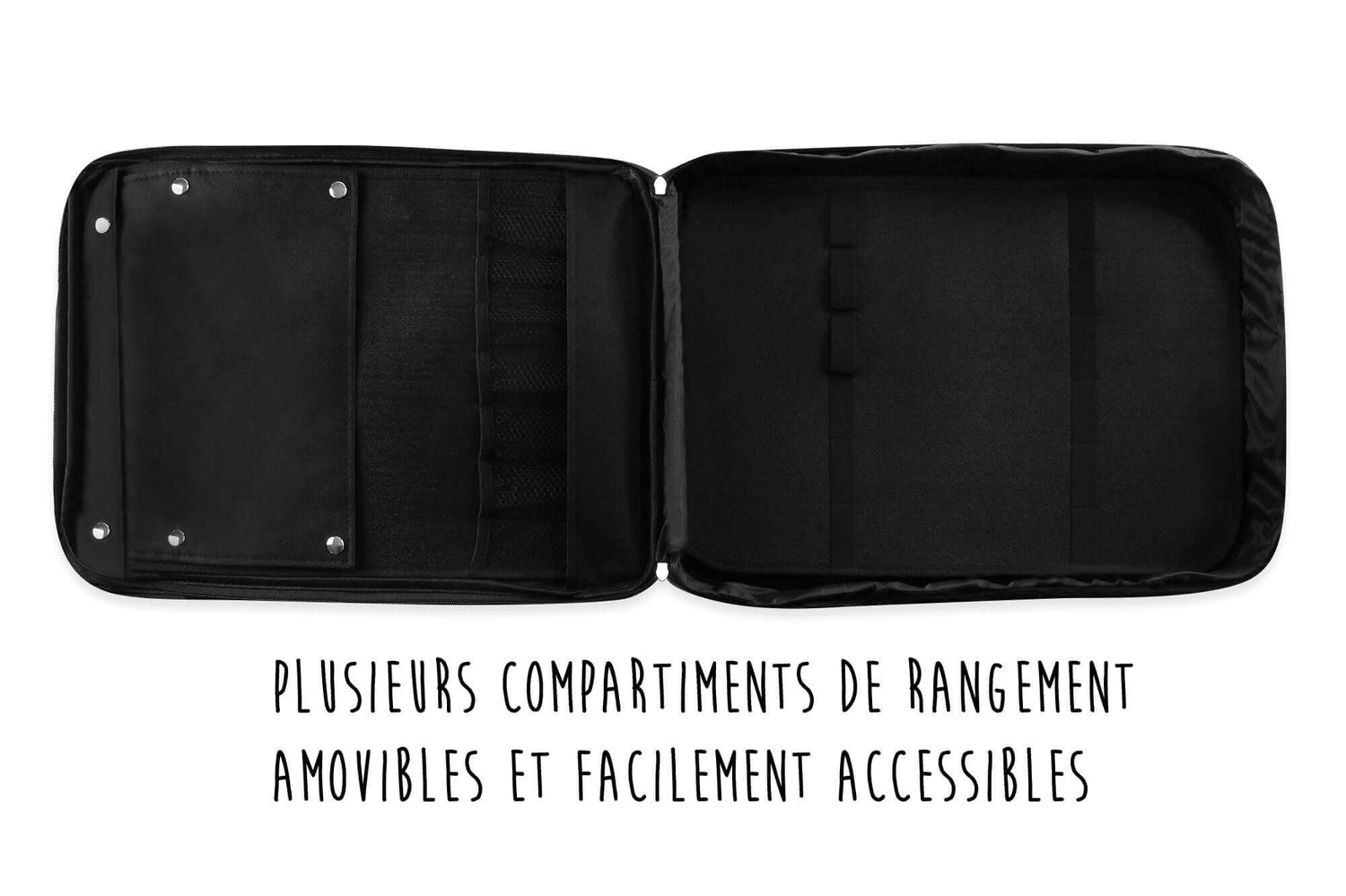 Sac spécial chef Sabatier Idéal Inox 4 couteaux de cuisine français + 1 fourchette - Exclusivité