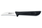 Set 3 couteaux de cuisine Sanelli Jolly acier inox manche noir