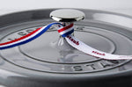 Cocotte STAUB ovale en fonte émaillée gris graphite - 31 cm