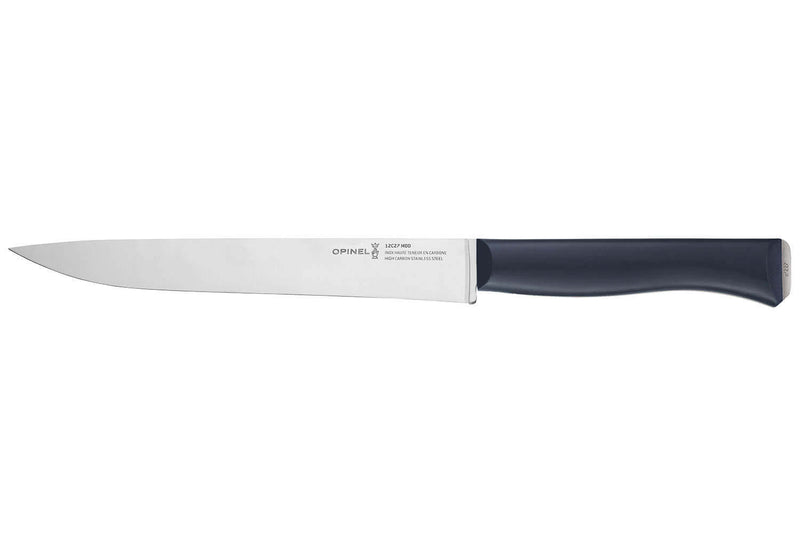 Couteau tranchelard Intempora Opinel n°227 lame 20cm manche bleu marine