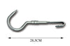 Crochet tournant Fischer Bargoin pour barres de 15mm capacité 150kg
