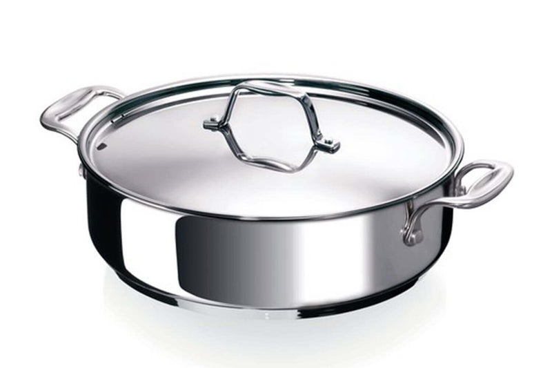 Sauteuse Beka Chef en inox avec couvercle 28cm