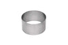 Cercle à pâtisserie De Buyer rond inox hauteur 4,5cm - 5cm - 6cm - 6,5cm - 7cm - 8cm - 10cm - 12cm
