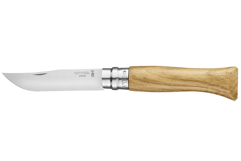 Couteau Opinel Tradition Luxe N°09 lame 9cm manche en bois - Chêne