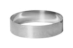 Cercle à mousse et entremet Gobel inox bord haut épaisseur 1mm - 16cm
