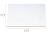 Planche à découper polyéthylène blanc HD500 avec pieds 60x40cm