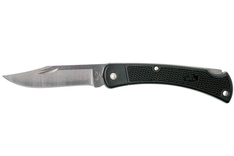 Couteau pliant BUCK HUNTER LT 0110BKSLT-B manche nylon 12,4cm + étui