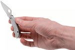 Couteau pliant Spyderco Clipitool C169P manche en acier 6,5cm + ciseau